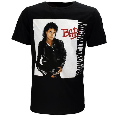 Michael Jackson Bad T-Shirt - Officiële Merchandise, Kleding | Heren, T-shirts