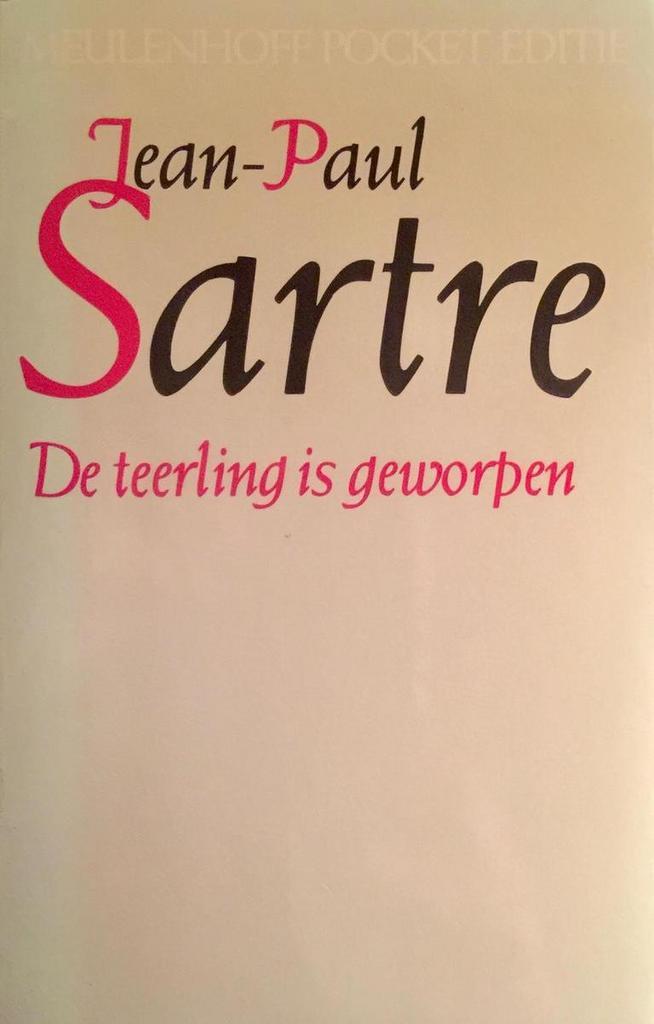 Teerling is geworpen 9789029020473 Jean-Paul Sartre, Boeken, Romans, Gelezen, Verzenden