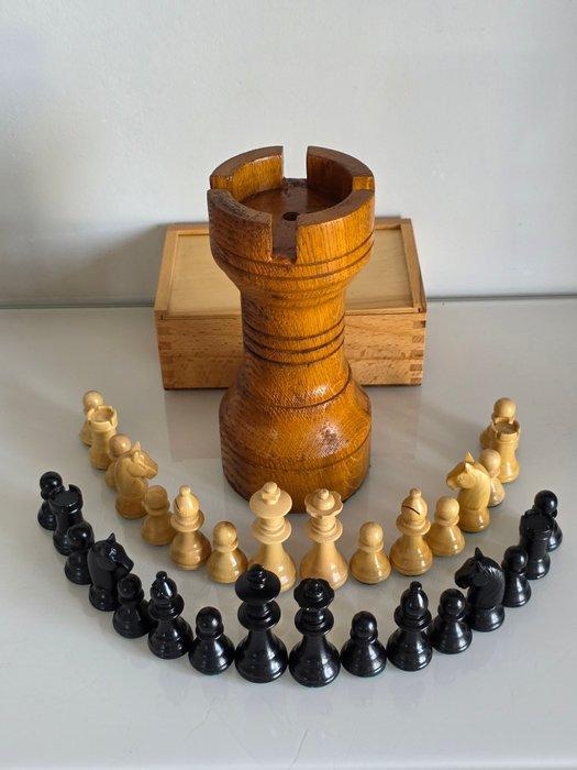 Królewski Zestaw Szachowy: Klasyczny Styl Staunton z, Antiek en Kunst, Curiosa en Brocante