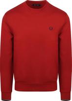 Fred Perry Sweater Logo Rood maat Maat 52/54 (L) Heren, Kleding | Heren, Truien en Vesten, Maat 52/54 (L), Verzenden, Nieuw, Fred Perry