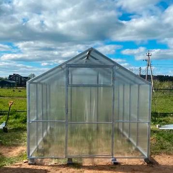 Tuinkas,serre,greenhouse met polycarbonaat 2,85m*4*2,1-b*d*h, Tuin en Terras, Ophalen of Verzenden, Nieuw, Metaal, Overige typen