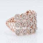 Bague - 14 carats Or rose - 1.10ct. tw. Diamant (Naturelle)