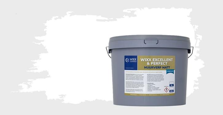 Wixx Excellent en Perfect Muurverf Matt 10L, Doe-het-zelf en Bouw, Verf, Beits en Lak, Nieuw, Verzenden