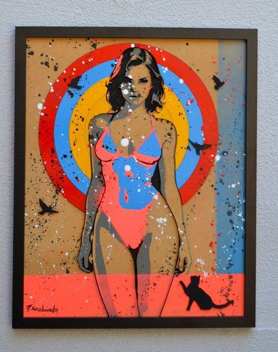 Patrycja Mroczkowska - Bikini at High Noon 3D Pop Art, Antiek en Kunst, Kunst | Designobjecten