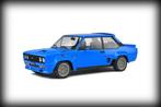 SOLIDO schaalmodel 1:18 Fiat 131 ABARTH BLUE 1980, Ophalen of Verzenden, Auto