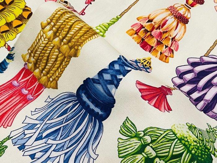 Explosie van kleuren: katoenweefsel Oeko Tex STANDARD 100 -, Antiek en Kunst, Antiek | Tapijten, Tafelkleden en Textiel