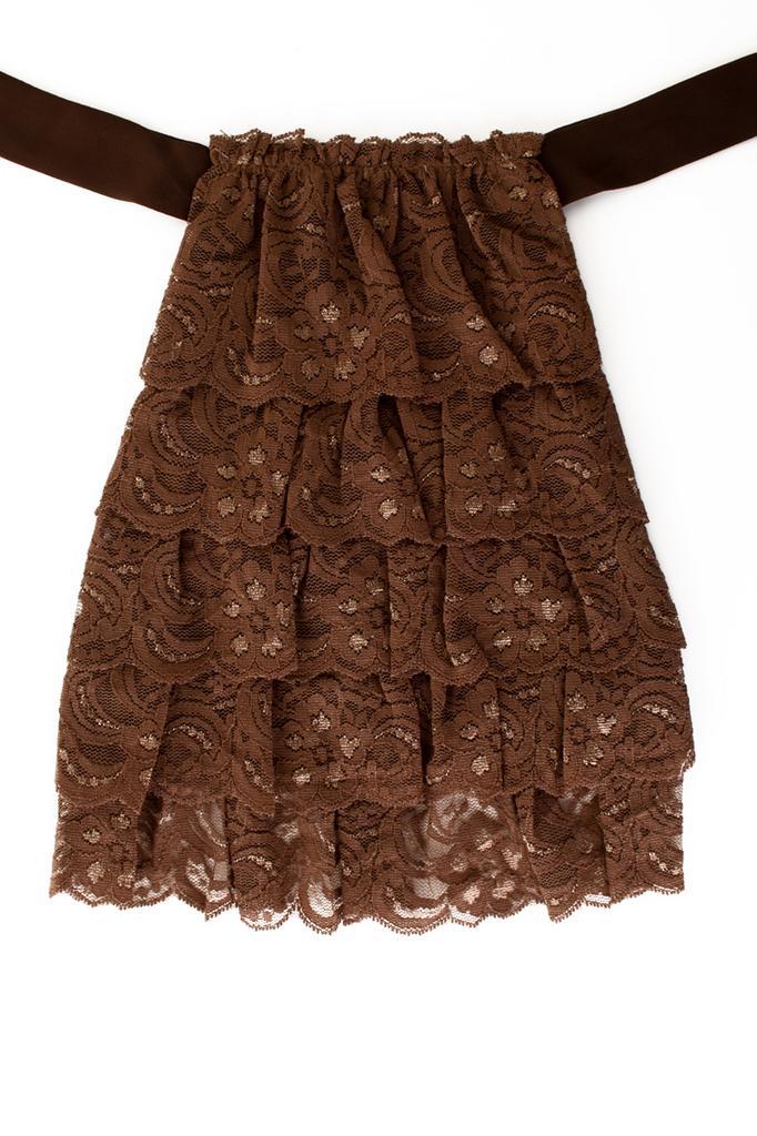 Jabot Kanten Kraag Bruin Donkerbruin Klassiek Vintage Victor, Kleding | Heren, Carnavalskleding en Feestkleding, Nieuw, Ophalen of Verzenden