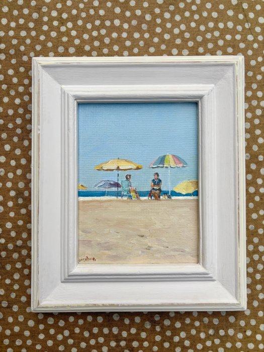 Cor Schaap (1968) - Strandgezicht, Antiek en Kunst, Kunst | Schilderijen | Klassiek