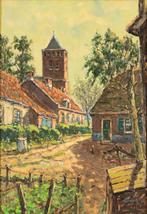 Frans Ruwel 1912-1987 - Dorpgezicht, Antiek en Kunst