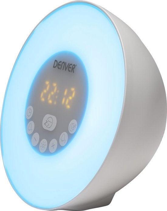 Tweedekans | Denver CRLB-400 - Clockradio - Wakeup light -, Audio, Tv en Foto, Tuners, Ophalen of Verzenden