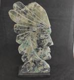 Smaragd Indiaanse hoed - Hoogte: 16 cm - Breedte: 13 cm-