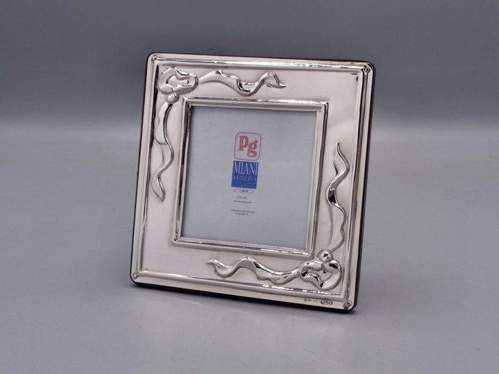 PG-Miani Argenteria - Cadre photo - Argent 925 - Nœuds, Antiek en Kunst, Antiek | Zilver en Goud