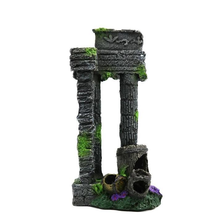 Aquariumdecoratie, Ruïne pilaren  As-164 (Hardscaping), Dieren en Toebehoren, Vissen | Aquaria en Toebehoren, Gevuld zeewateraquarium