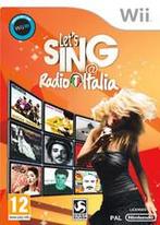 Lets Sing @ Radio Italia (Italian) [Wii], Games en Spelcomputers, Verzenden, Nieuw