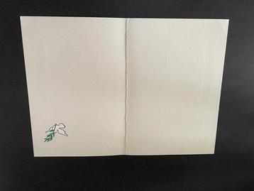 Hergé - 1 Gelukwensenkaart 1995 - Ondertekend door Fanny en