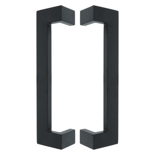 Deurgreep Aerina dubbel 250mm mat zwart, Doe-het-zelf en Bouw, Hang- en Sluitwerk, Klink of Kruk, Nieuw, Overige materialen