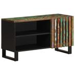 vidaXL Tv-meubel 80x34x46 cm massief acaciahout, Huis en Inrichting, Verzenden, Nieuw