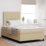 vidaXL Boxspringbed met Matras & LED Licht Groen Grijs, Huis en Inrichting, Slaapkamer | Bedden, Verzenden, Nieuw