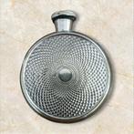 Parfumfles (3) - Goudkleurig metaal, chromaat, zilverkleurig