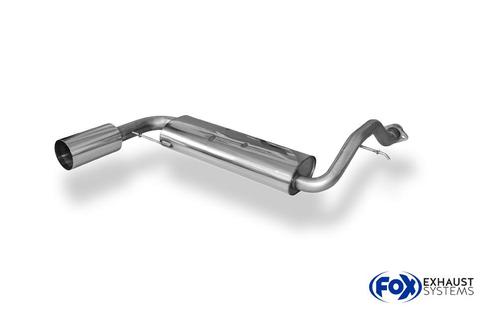 FOX Honda Civic 4 + CRX II - EC8 EC9 ED6 ED7 ED9 einddemper, Auto-onderdelen, Uitlaatsystemen, Nieuw, Verzenden
