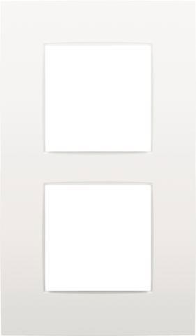 Niko, tweevoudige afdekplaat, Intense White, 60 mm centerafs, Doe-het-zelf en Bouw, Elektriciteit en Kabels, Verzenden