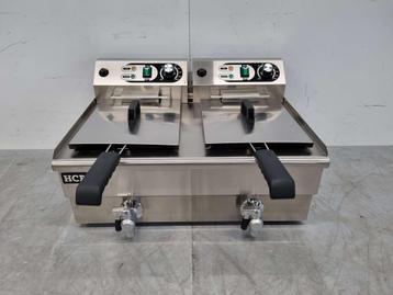 Friteuse double en acier inoxydable Friteuse Vanne de, Verzenden