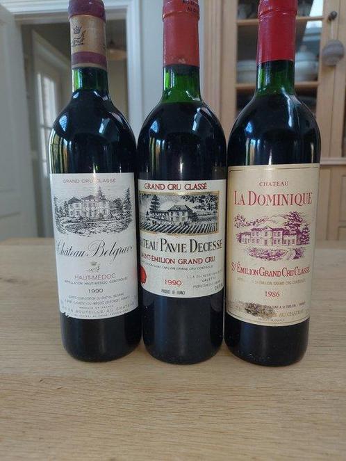 1990 Chateau Pavie Decesse, 1986 Chateau Dominique, 1990, Collections, Vins