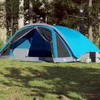 vidaXL Gezinstent 6-persoons waterdicht blauw, Caravans en Kamperen, Tenten, Verzenden, Nieuw
