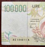 Italië. - 100.000 Lire 1995 - serie sostitutiva XC 144811 A, Postzegels en Munten