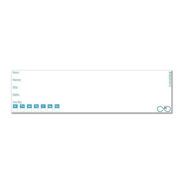 Herbruikbare blanco dag etiketten voor flessen | 25 stuks, Zakelijke goederen, Horeca | Keukenapparatuur, Nieuw in verpakking