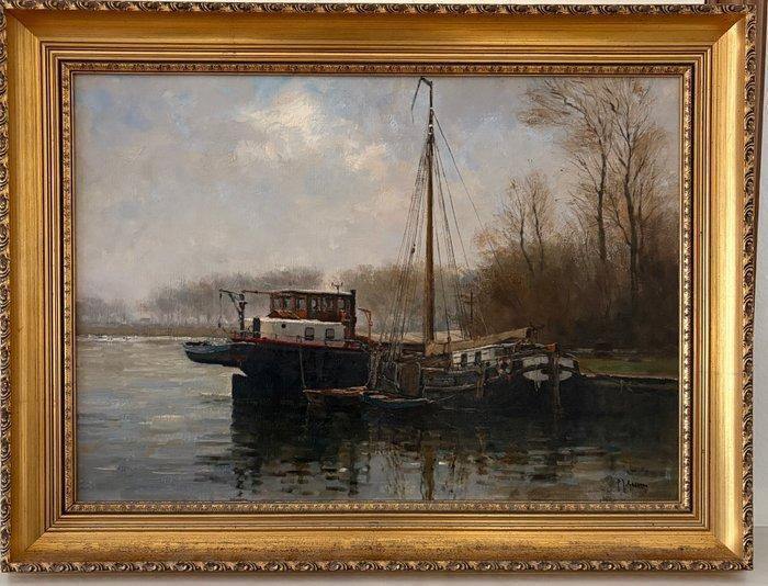 Frits Johan Goosen (1943) - Vecht, Antiquités & Art, Art | Peinture | Classique