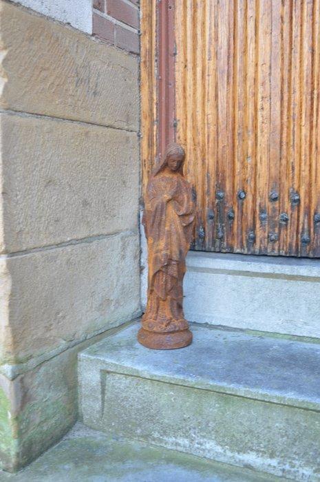 Beeld, gietijzeren maria - 45 cm - Gietijzer, Antiek en Kunst, Antiek | Boeken en Manuscripten