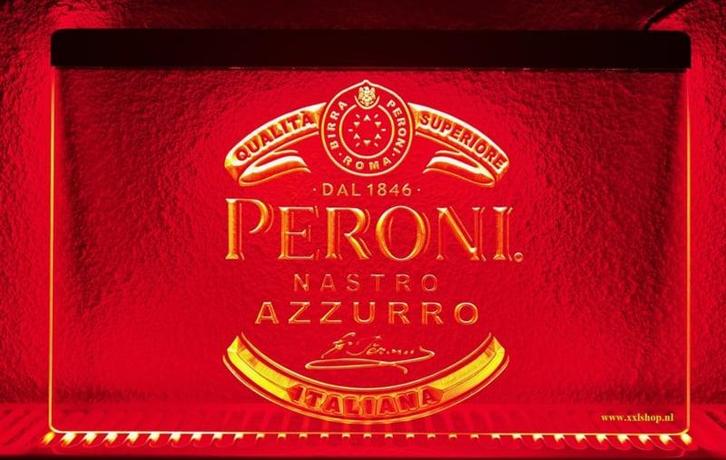 Peroni bier neon bord lamp LED verlichting reclame lichtbak, Maison & Meubles, Lampes | Autre, Envoi
