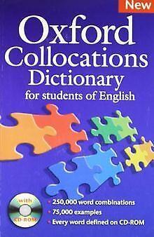 Oxford Collocations Dictionary : New Edition 2009 w...  Book, Livres, Livres Autre, Envoi