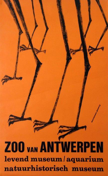 Michel  Waxmann - Zoo van Antwerpen - Museum, Aquarium, Antiek en Kunst, Kunst | Tekeningen en Fotografie