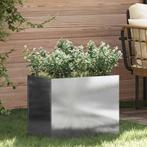 vidaXL Tuin Plantpot Roestvrij staal 50 x 32 x 40 cm, Verzenden, Nieuw