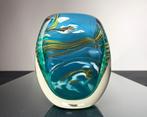 Maxence Parot - Vase - Vase unique Opalines couleurs et Or -, Antiek en Kunst