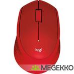 Logitech Mouse M330 Silent Plus Rood, Computers en Software, Nieuw, Verzenden