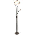 vidaXL Lamp staand 18 W dimbaar 180 cm zilverkleurig, Verzenden, Nieuw