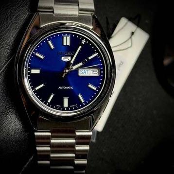 Seiko - SEIKO 5, DIAL BLU, RARO - Sans Prix de Réserve -