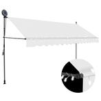 Luifel 400cm Creme met LED - Retour Deal - 40% Korting!, Verzenden, Nieuw, 150 tot 300 cm, 250 cm tot 450 cm