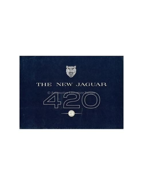 1967 JAGUAR 420 G BROCHURE ENGELS, Livres, Autos | Brochures & Magazines, Enlèvement ou Envoi