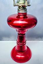 Olielamp - Sensationele Fel Rode Lamp - 45 cm - Glas, Metaal