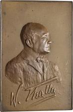 Bronze-plakette Personenmedaille Thaller, Wilhelm (willy)..., Postzegels en Munten, Penningen en Medailles, Verzenden