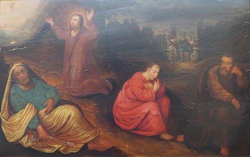Hieronymus Francken I (1540-1610), Naar - The Agony in the, Antiek en Kunst, Kunst | Schilderijen | Klassiek