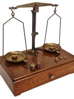 Balance de pharmacie - Bois, Laiton - Balance de précision
