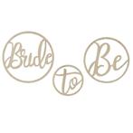 Hangdecoratie Bride To Be Hoepels Hout 3st