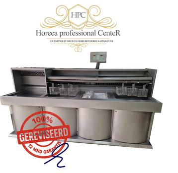 Gereviseerde Kiremko HR bakwand / friteuse 2x 3 manden + bkp beschikbaar voor biedingen