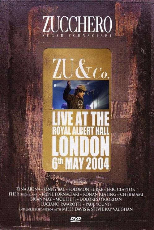 Zucchero zu and co live at royal albert hall (dvd, Cd's en Dvd's, Dvd's | Actie, Ophalen of Verzenden