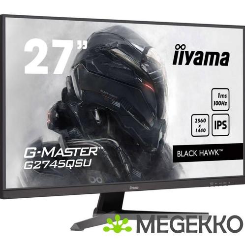 Iiyama G-Master Black Hawk G2745QSU-B2 27  Quad HD 100Hz IPS, Computers en Software, Overige Computers en Software, Nieuw, Verzenden